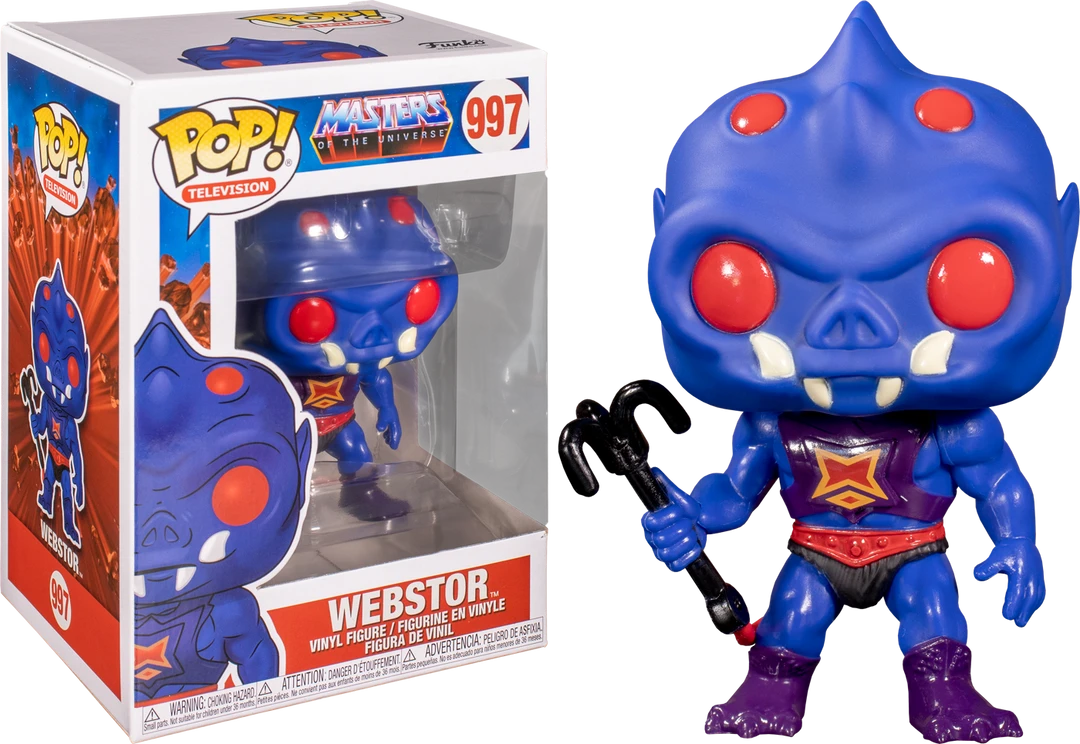 The Amazing Collectables Funko Pop! Masters Of The Universe - Webstor #997 Television 3 The Amazing Collectables Funko Pop! Masters Of The Universe - Webstor #997 Television