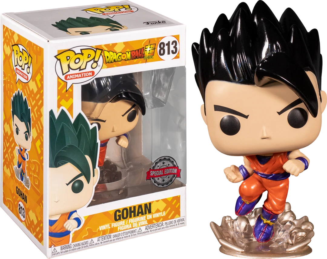 The Amazing Collectables Funko Pop! Dragon Ball Super - Gohan Metallic #813 3 The Amazing Collectables Funko Pop! Dragon Ball Super - Gohan Metallic #813
