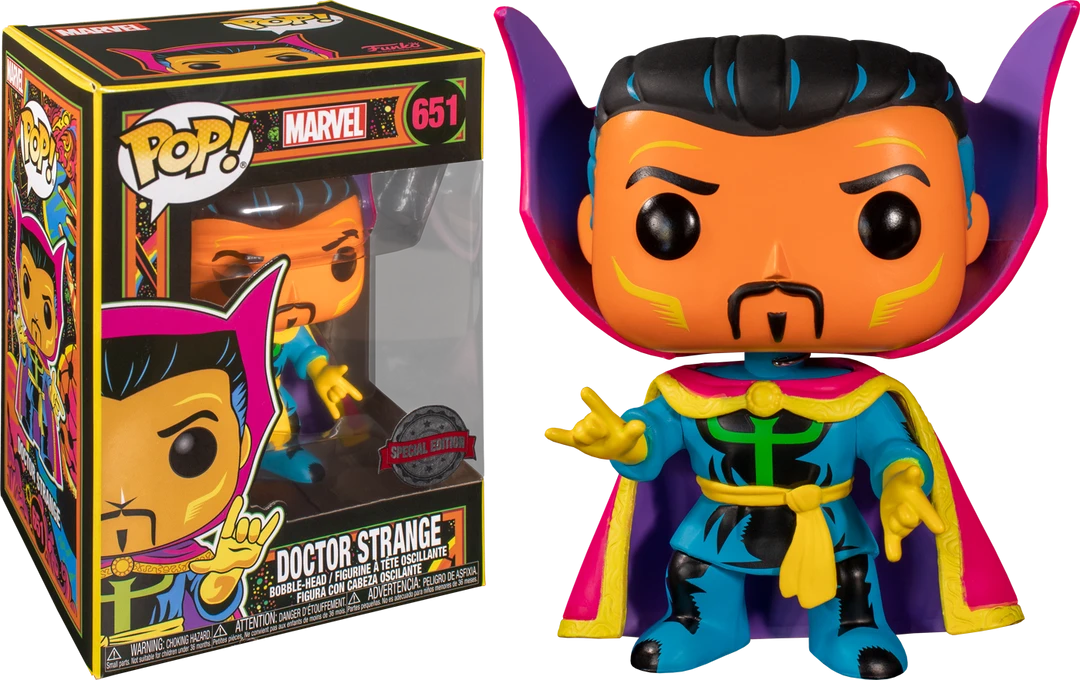 The Amazing Collectables Funko Pop! Marvel: Blacklight - Doctor Strange #651 3 The Amazing Collectables Funko Pop! Marvel: Blacklight - Doctor Strange #651