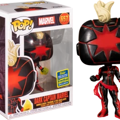 The Amazing Collectables Funko Pop! Captain Marvel - Dark Captain Marvel #657 (2020 Summer Convention Exclusive)