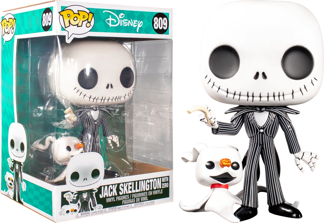 The Amazing Collectables Latest Additions Funko Pop! The Nightmare Before Christmas - Jack Skellington With Zero 10" #809 3 The Amazing Collectables Latest Additions Funko Pop! The Nightmare Before Christmas - Jack Skellington With Zero 10" #809