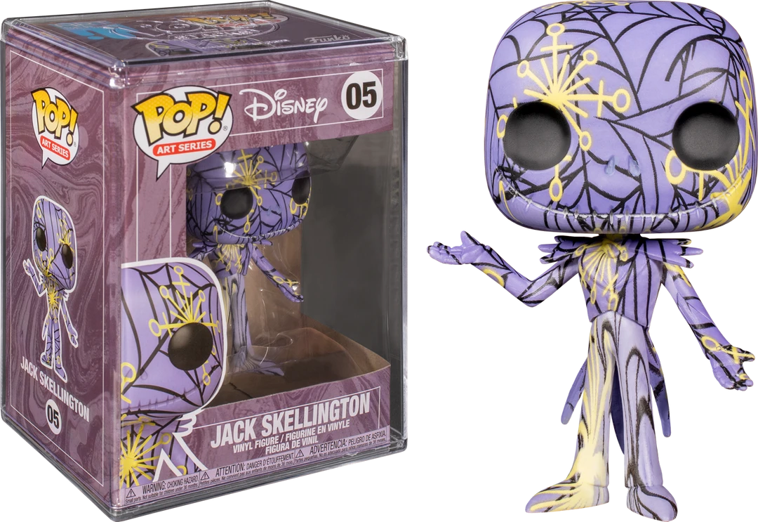 The Amazing Collectables Funko Pop! The Nightmare Before Christmas - Jack Skellington Purple Artist's Series With Pop! Protector #05 3 The Amazing Collectables Funko Pop! The Nightmare Before Christmas - Jack Skellington Purple Artist's Series With Pop! Protector #05