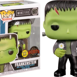 The Amazing Collectables Movies Funko Pop! Universal Monsters - Frankenstein With Flower Glow In The Dark #607