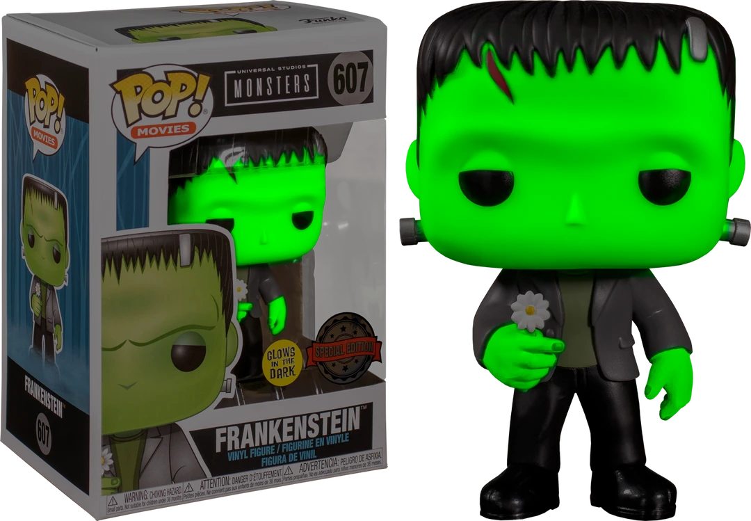 The Amazing Collectables Movies Funko Pop! Universal Monsters - Frankenstein With Flower Glow In The Dark #607 3 The Amazing Collectables Movies Funko Pop! Universal Monsters - Frankenstein With Flower Glow In The Dark #607