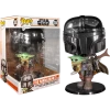 The Amazing Collectables Funko Pop! Star Wars: The Mandalorian – The Mandalorian Chrome Armour With The Child 10” #380