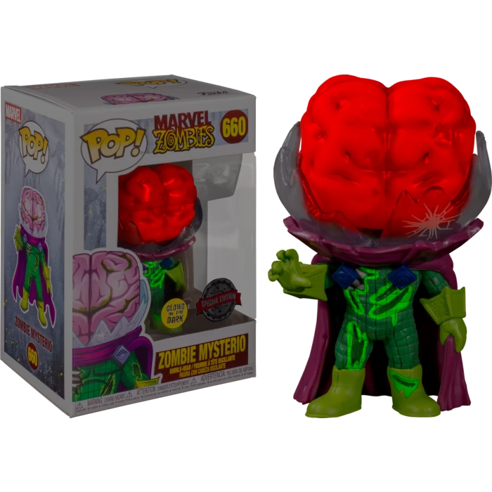 The Amazing Collectables Funko Pop! Marvel Zombies - Mysterio Zombie Glow In The Dark #660 Latest Additions 3 The Amazing Collectables Funko Pop! Marvel Zombies - Mysterio Zombie Glow In The Dark #660 Latest Additions