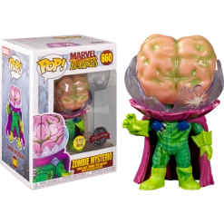 The Amazing Collectables Funko Pop! Marvel Zombies - Mysterio Zombie Glow In The Dark #660 Latest Additions