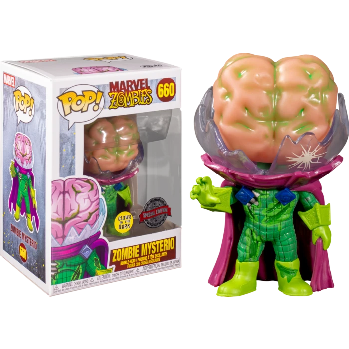 The Amazing Collectables Funko Pop! Marvel Zombies - Mysterio Zombie Glow In The Dark #660 Latest Additions 4 The Amazing Collectables Funko Pop! Marvel Zombies - Mysterio Zombie Glow In The Dark #660 Latest Additions