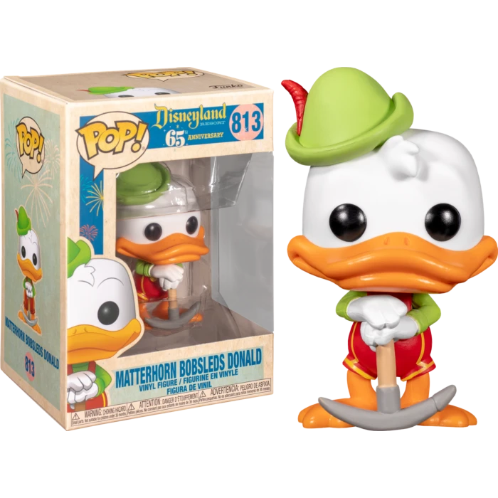 The Amazing Collectables Latest Additions Funko Pop! Disneyland: 65th Anniversary - Matterhorn Bobsleds Donald Duck #813 3 The Amazing Collectables Latest Additions Funko Pop! Disneyland: 65th Anniversary - Matterhorn Bobsleds Donald Duck #813