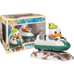 The Amazing Collectables Latest Additions Funko Pop! Rides - Disneyland: 65th Anniversary - Donald Duck With Matterhorn Bobsleds Attraction #88