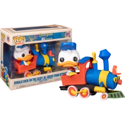 The Amazing Collectables Funko Pop! Disneyland: 65th Anniversary - Donald Duck On The Casey Jr. Circus Train Attraction Deluxe #01 Latest Additions
