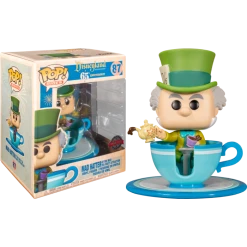 The Amazing Collectables Funko Pop! Rides - Alice In Wonderland - Mad Hatter With Teacup Tea Party Attraction Disneyland 65th Anniversary #87