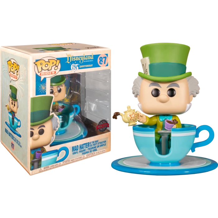 The Amazing Collectables Funko Pop! Rides - Alice In Wonderland - Mad Hatter With Teacup Tea Party Attraction Disneyland 65th Anniversary #87 3 The Amazing Collectables Funko Pop! Rides - Alice In Wonderland - Mad Hatter With Teacup Tea Party Attraction Disneyland 65th Anniversary #87