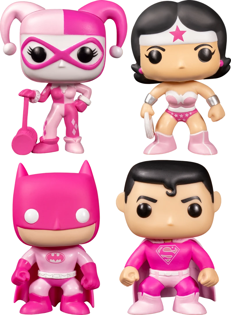 The Amazing Collectables Funko Pop! DC Comics - Breast Cancer Awareness - Bundle (Set Of 4) Latest Additions 3 The Amazing Collectables Funko Pop! DC Comics - Breast Cancer Awareness - Bundle (Set Of 4) Latest Additions