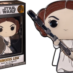 The Amazing Collectables Funko Pop! Star Wars - Princess Leia 4” Enamel Pin #01