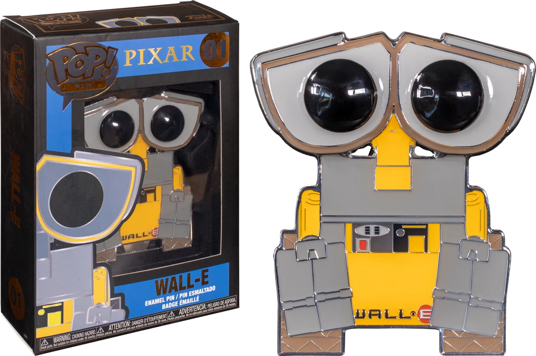 The Amazing Collectables Funko Pop! WALL-E - WALL-E 4” Enamel Pin #01 3 The Amazing Collectables Funko Pop! WALL-E - WALL-E 4” Enamel Pin #01
