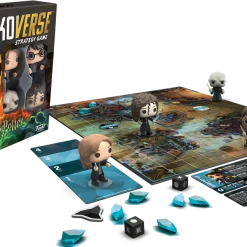 The Amazing Collectables Latest Additions Funkoverse - Harry Potter - Harry, Hermione, Bellatrix & Voldemort Pop! - Strategy Game 4-Pack