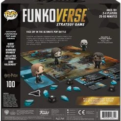 The Amazing Collectables Latest Additions Funkoverse - Harry Potter - Harry, Hermione, Bellatrix & Voldemort Pop! - Strategy Game 4-Pack