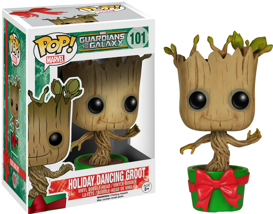 The Amazing Collectables Funko Pop! Guardians Of The Galaxy - Holiday Dancing Groot #101 Latest Additions 3 The Amazing Collectables Funko Pop! Guardians Of The Galaxy - Holiday Dancing Groot #101 Latest Additions
