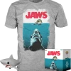 The Amazing Collectables Movies Funko - Jaws - Bloody Great White Shark 6" Super Sized - Vinyls Figure & T-Shirt Box Set