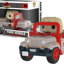 The Amazing Collectables Funko Pop! Rides - Jurassic Park - Dr Ellie Sattler In Park Vehicle #39 Movies