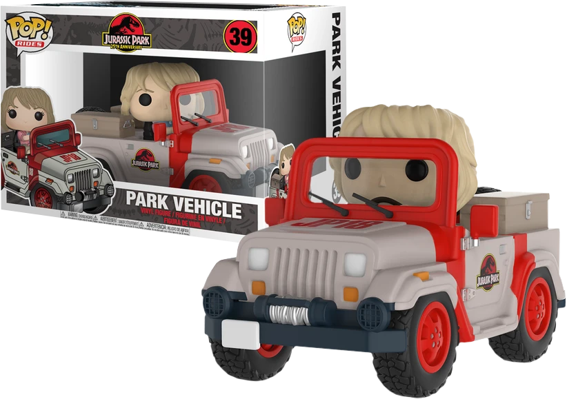 The Amazing Collectables Funko Pop! Rides - Jurassic Park - Dr Ellie Sattler In Park Vehicle #39 Movies 3 The Amazing Collectables Funko Pop! Rides - Jurassic Park - Dr Ellie Sattler In Park Vehicle #39 Movies