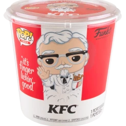 The Amazing Collectables Icons Funko Pop! KFC - Colonel Sanders Metallic Gold #05 - Vinyl Figure & T-Shirt Box Set