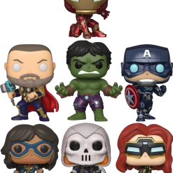 The Amazing Collectables Bundles Funko Pop! Marvel’s Avengers (2020) - Console Compadres - Bundle (Set Of 7)