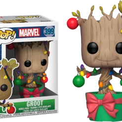 The Amazing Collectables Funko Pop! Guardians Of The Galaxy -  Dancing Groot With Christmas Lights #399