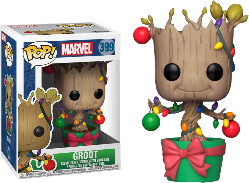The Amazing Collectables Funko Pop! Guardians Of The Galaxy - Dancing Groot With Christmas Lights #399 3 The Amazing Collectables Funko Pop! Guardians Of The Galaxy - Dancing Groot With Christmas Lights #399