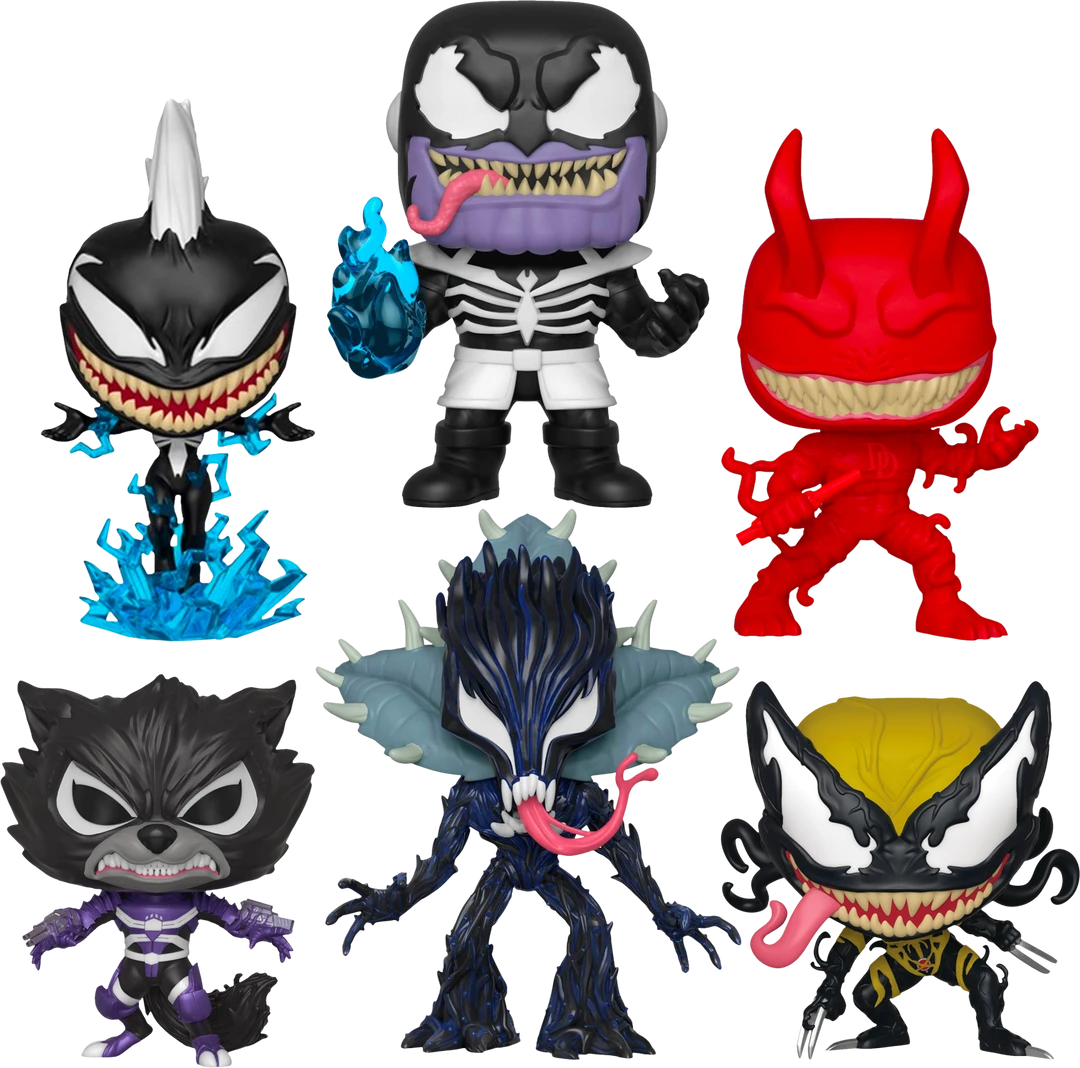 The Amazing Collectables Funko Pop! Venom - Titanized Pop! Vinyl Bundle (Set Of 6) 3 The Amazing Collectables Funko Pop! Venom - Titanized Pop! Vinyl Bundle (Set Of 6)