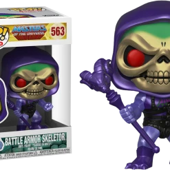 The Amazing Collectables Funko Pop! Masters Of The Universe - Battle Armor Skeletor Metallic #563