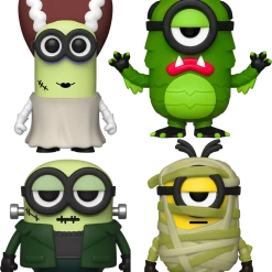 The Amazing Collectables Funko Pop! Minions Universal Monsters - Minion Mash - Bundle (Set Of 4) Bundles