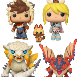 The Amazing Collectables Funko Pop! Monster Hunter Stories - Monster Egg Hunting - Bundle (Set Of 4) Bundles