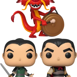 The Amazing Collectables Funko Pop! Mulan - Pingin’ - Bundle (Set Of 3) Latest Additions