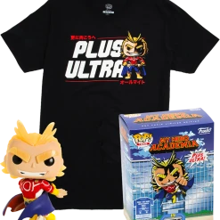 The Amazing Collectables Funko - My Hero Academia - All Might Glow In The Dark - Vinyl Figure & T-Shirt Box Set Animation