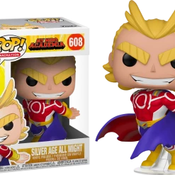 The Amazing Collectables Funko Pop! My Hero Academia - All Might Silver Age #608 Animation