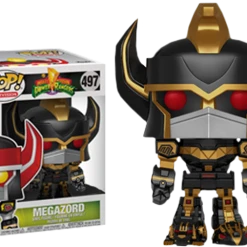 The Amazing Collectables Funko Pop! Power Rangers - Megazord 6” Super Sized Black & Gold #497
