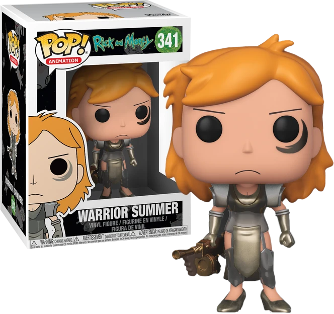 The Amazing Collectables Animation Funko Pop! Rick And Morty - Warrior Summer #341 3 The Amazing Collectables Animation Funko Pop! Rick And Morty - Warrior Summer #341