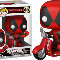The Amazing Collectables Funko Pop! Deadpool - Deadpool With Scooter #45 Latest Additions