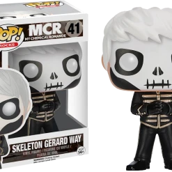 The Amazing Collectables Rocks Funko Pop! My Chemical Romance - Gerard Way The Black Parade Skeleton Face #41