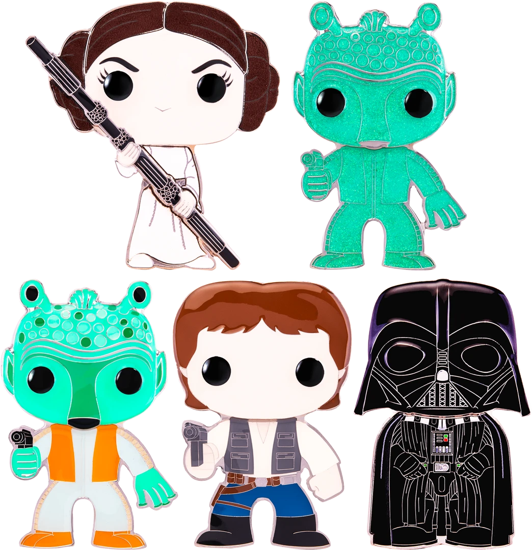 The Amazing Collectables Funko Pop! Star Wars - Series 01 4” Enamel Pin Assortement (Sealed Display Of 12) 3 The Amazing Collectables Funko Pop! Star Wars - Series 01 4” Enamel Pin Assortement (Sealed Display Of 12)