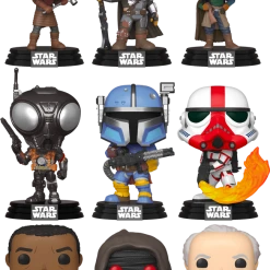 The Amazing Collectables Funko Pop! Star Wars: The Mandalorian - This Is The Pop! - Bundle (Set Of 9)