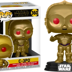 The Amazing Collectables Funko Pop! Star Wars Episode IX: The Rise Of Skywalker - C-3PO With Red Eyes Metallic #360