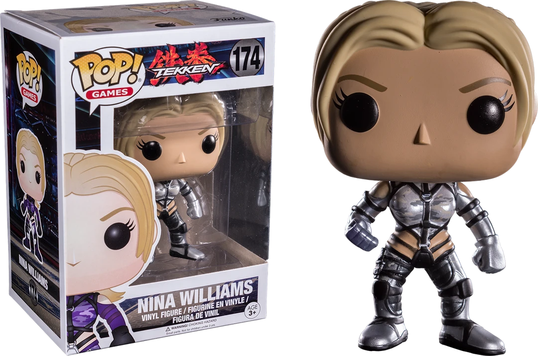 The Amazing Collectables Funko Pop! Tekken - Nina Williams (Silver Suit) #174 Video Games 3 The Amazing Collectables Funko Pop! Tekken - Nina Williams (Silver Suit) #174 Video Games