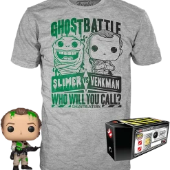 The Amazing Collectables Funko - Ghostbusters - Dr. Peter Venkman With Slime - Vinyl Figure & T-Shirt Box Set