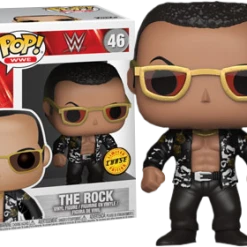 The Amazing Collectables Chase Chance! Funko Pop! WWE - The Rock Old School #46 - Chase Chance